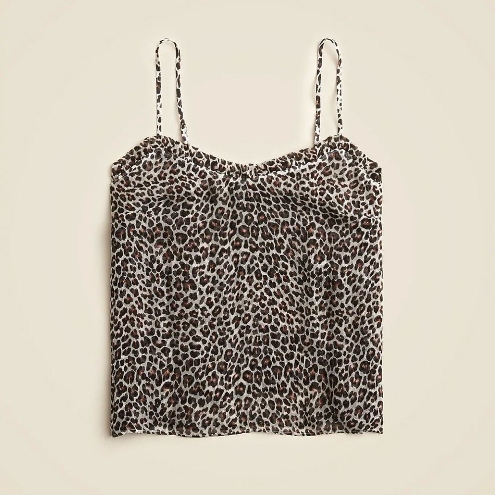 J. Crew Leopard Print Camisole Top